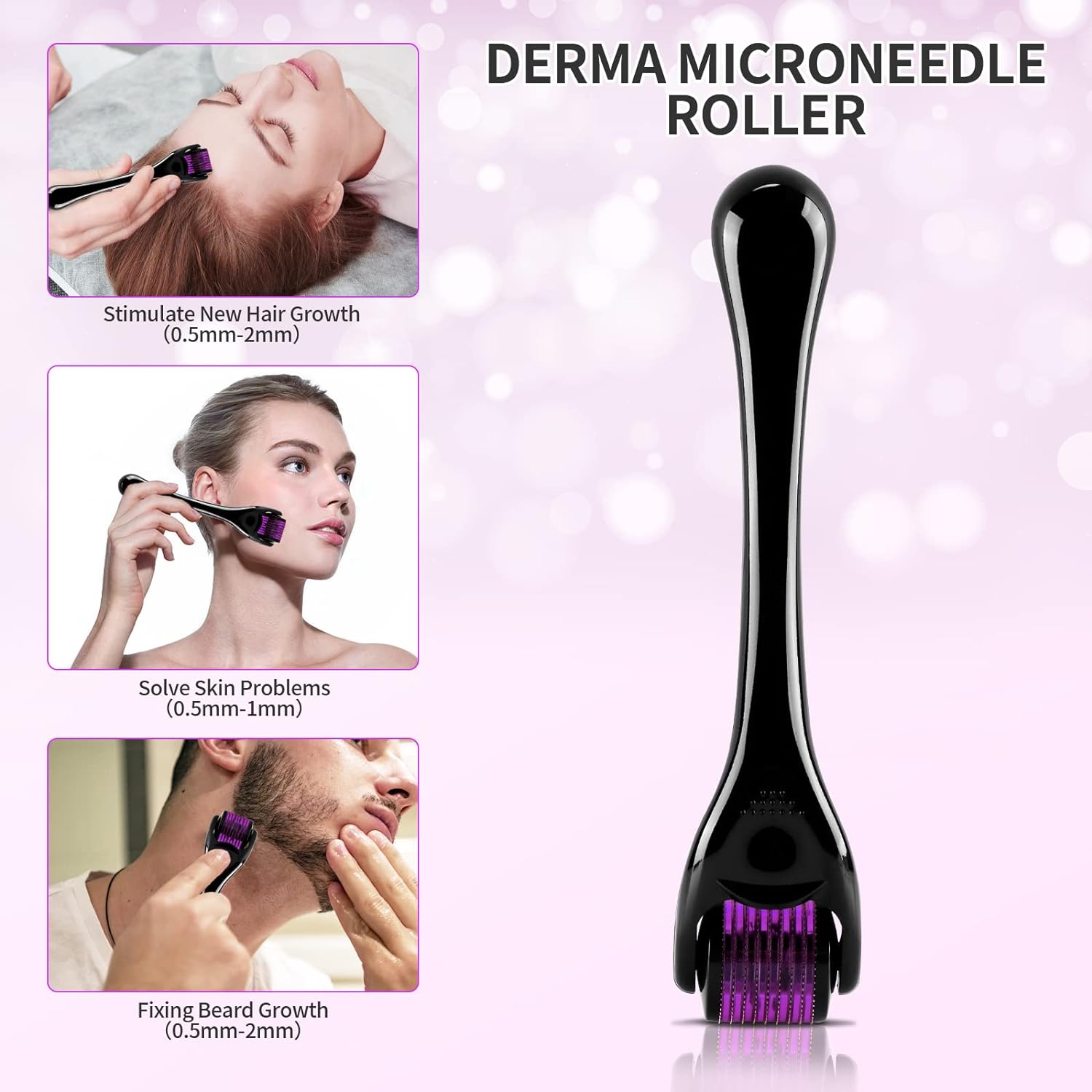 Derma Roller With 540 Micro Needle Roller For Men And Women