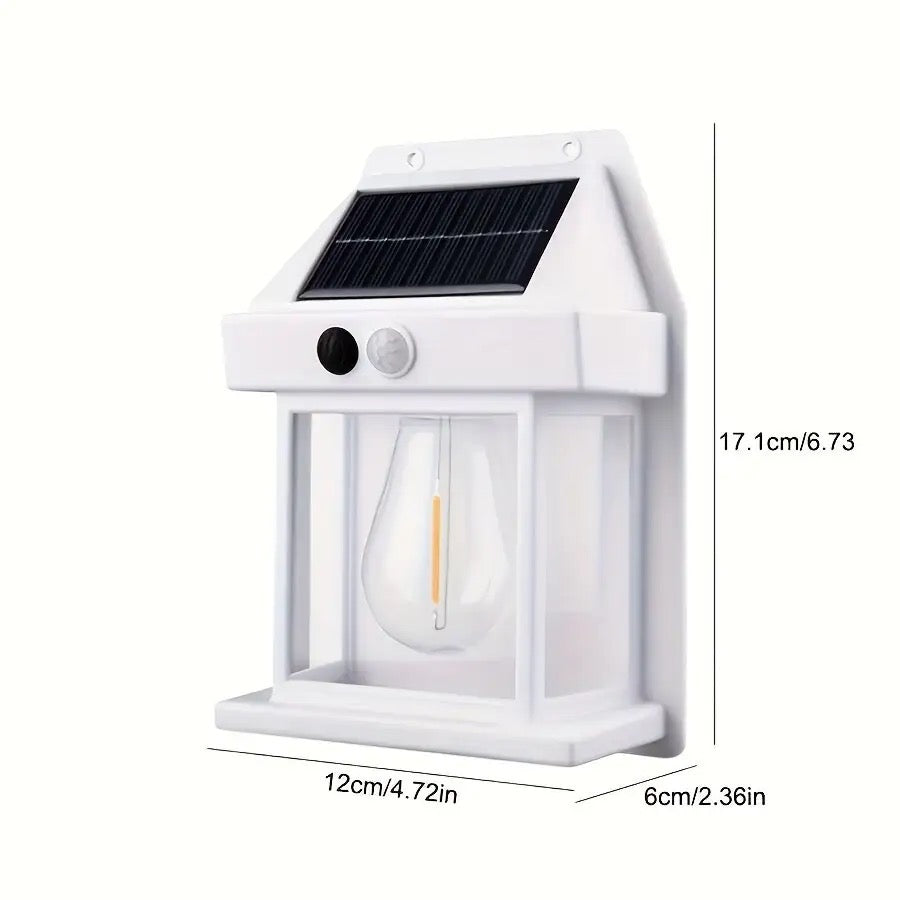 Dusk to Dawn Motion Sensor LED Wall Sconce, Solar Light