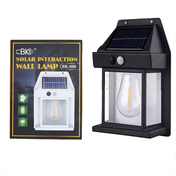 Dusk to Dawn Motion Sensor LED Wall Sconce, Solar Light